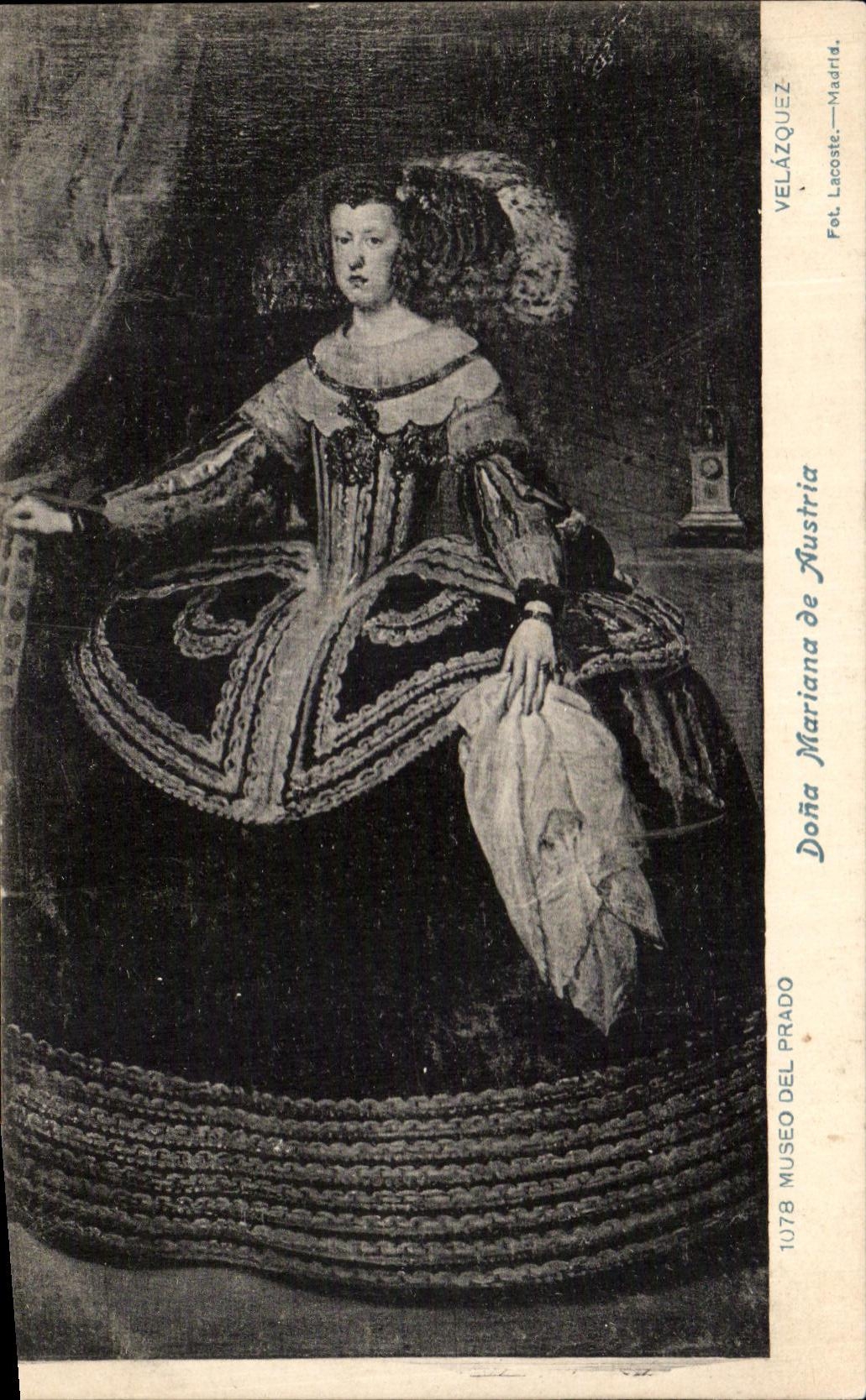 CPA Museo del Prado Gave Mariana de Austria Velazquez