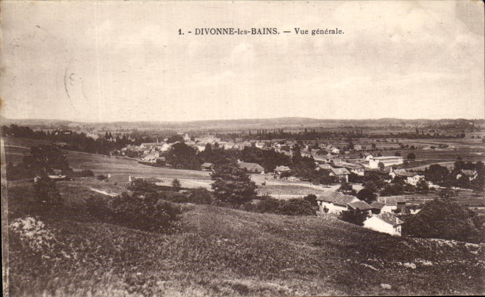 CPA Divonne Les Bains View