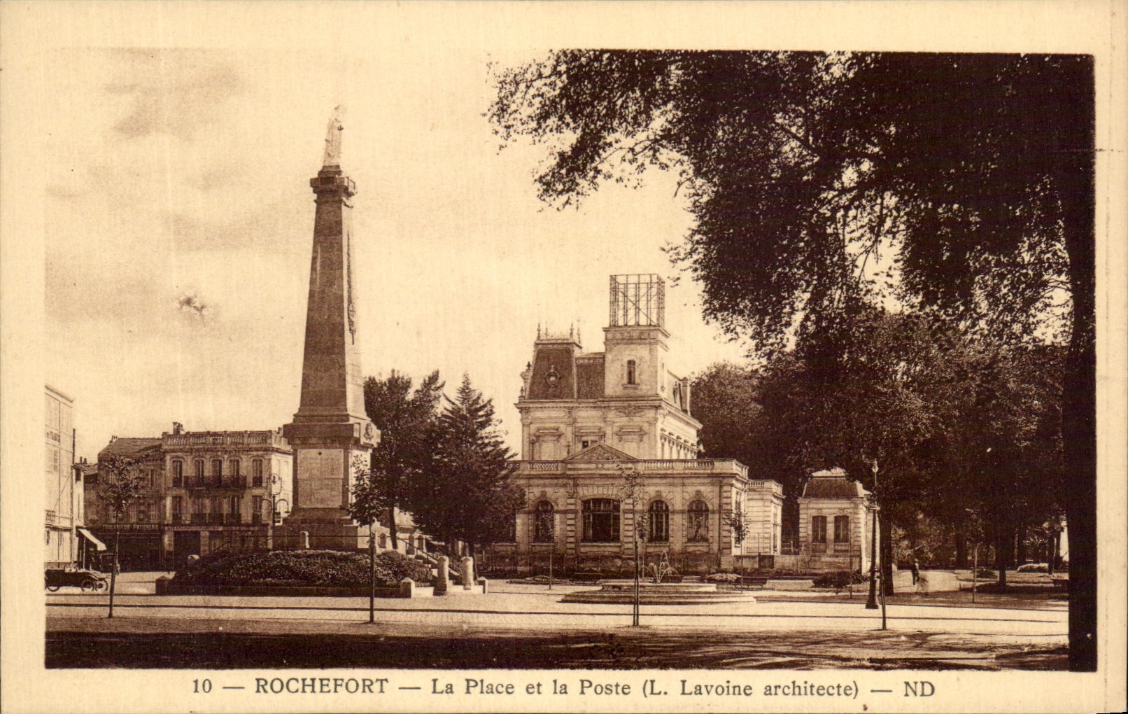 CPA Rochefort Place And La Poste