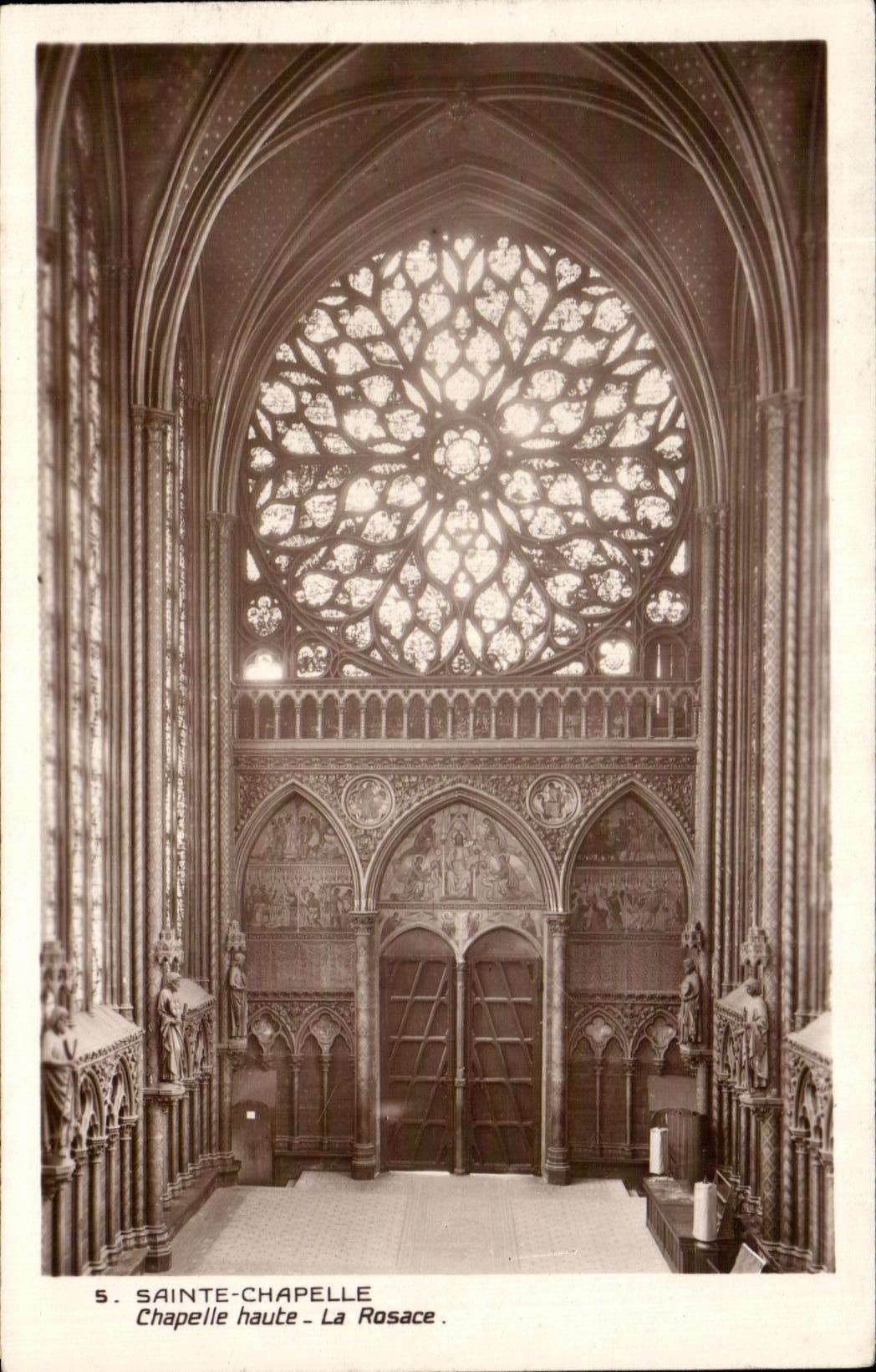 CPA Sainte Vault high Vault the Paris Rosette