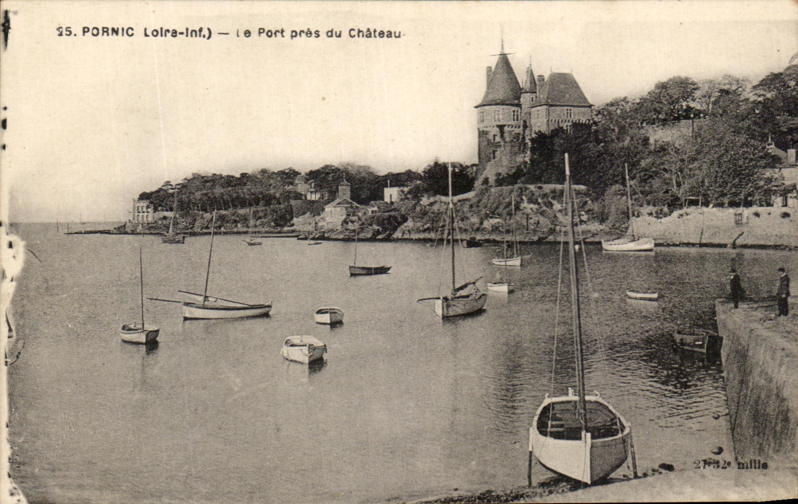 CPA Pornic le Port pres du Chateau