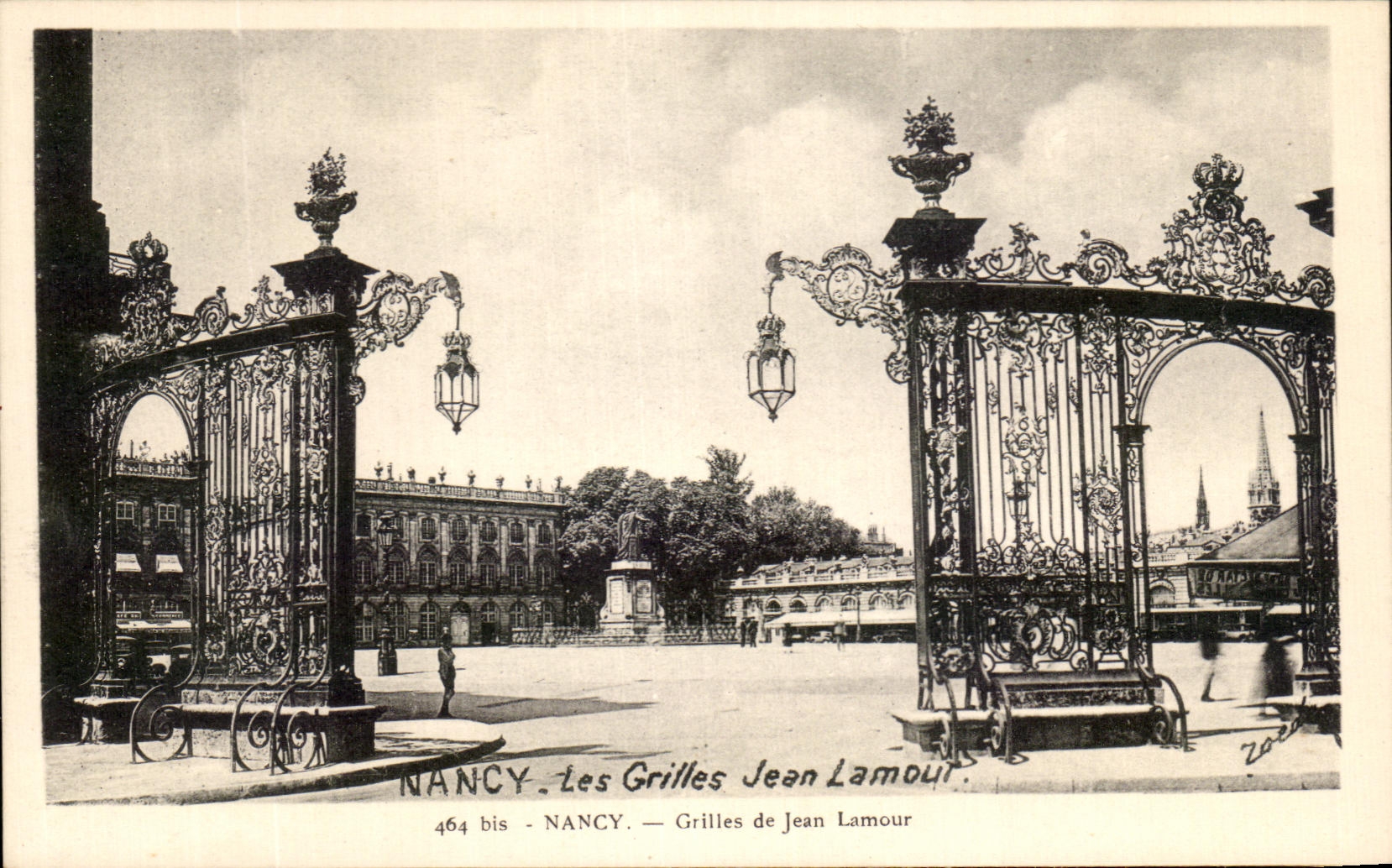 CPA Nancy Les Grilles Jean Lamour 