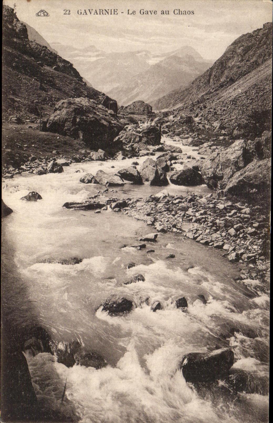 CPA Gavarnie Gave with Chaos