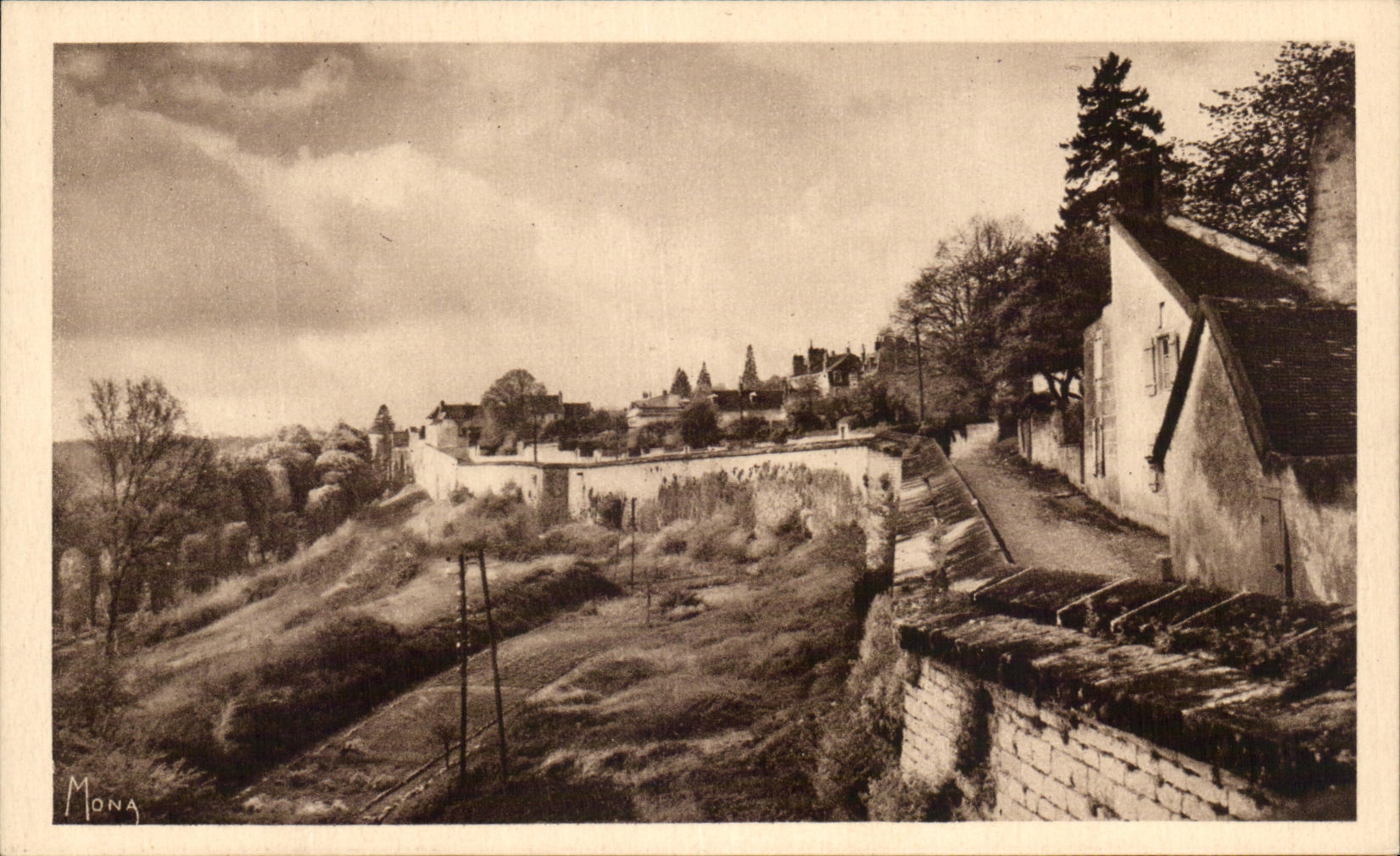 CPA Small Tableaux De Langres Walls Seen Of the Henri Gate
