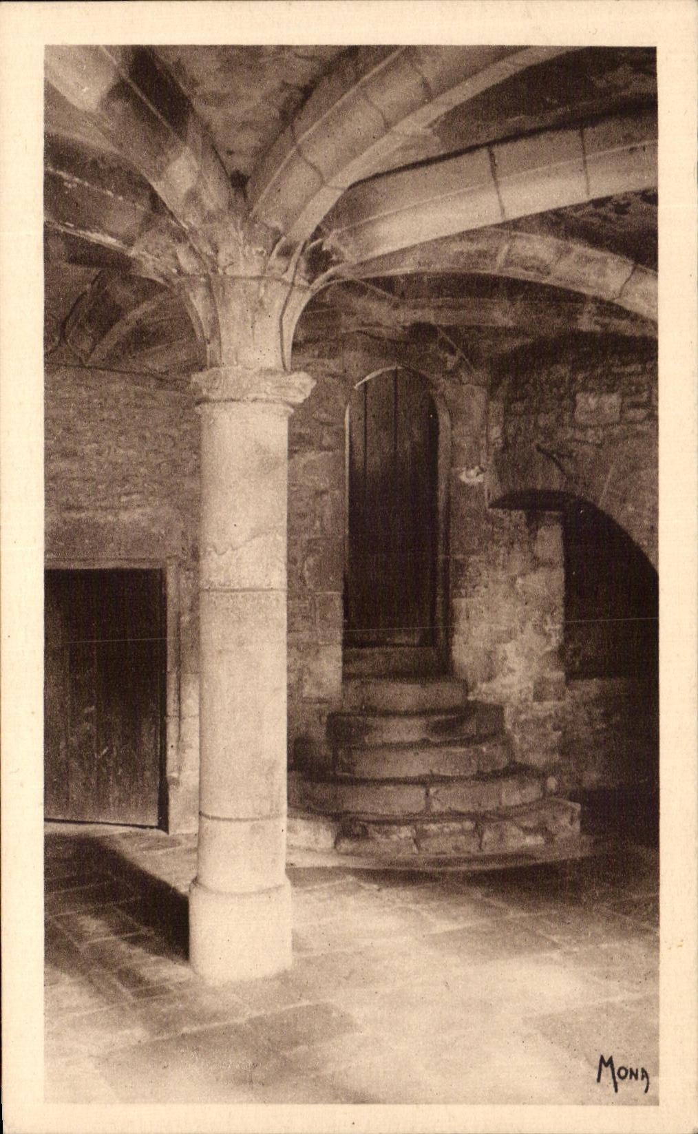 CPA Small Tableaux De Langres Undermines Voutee And Escalier