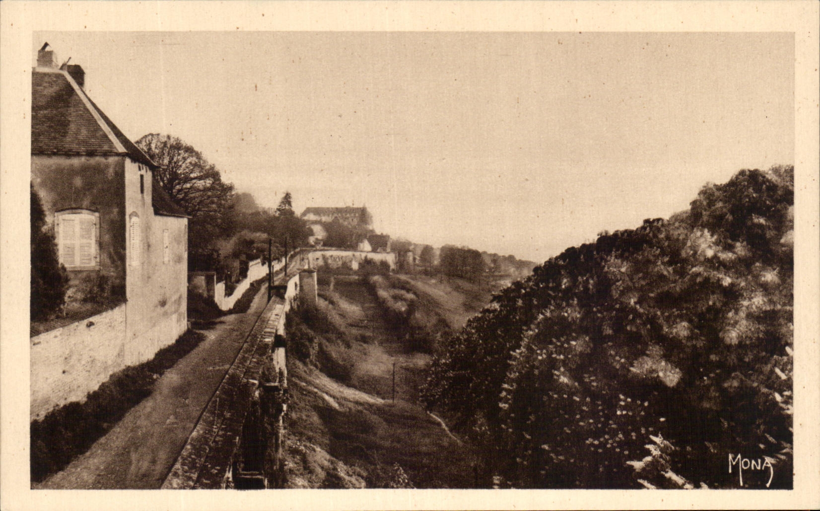 CPA Small Tableaux De Langres Walls Seen Of the Tower St Ferjeux