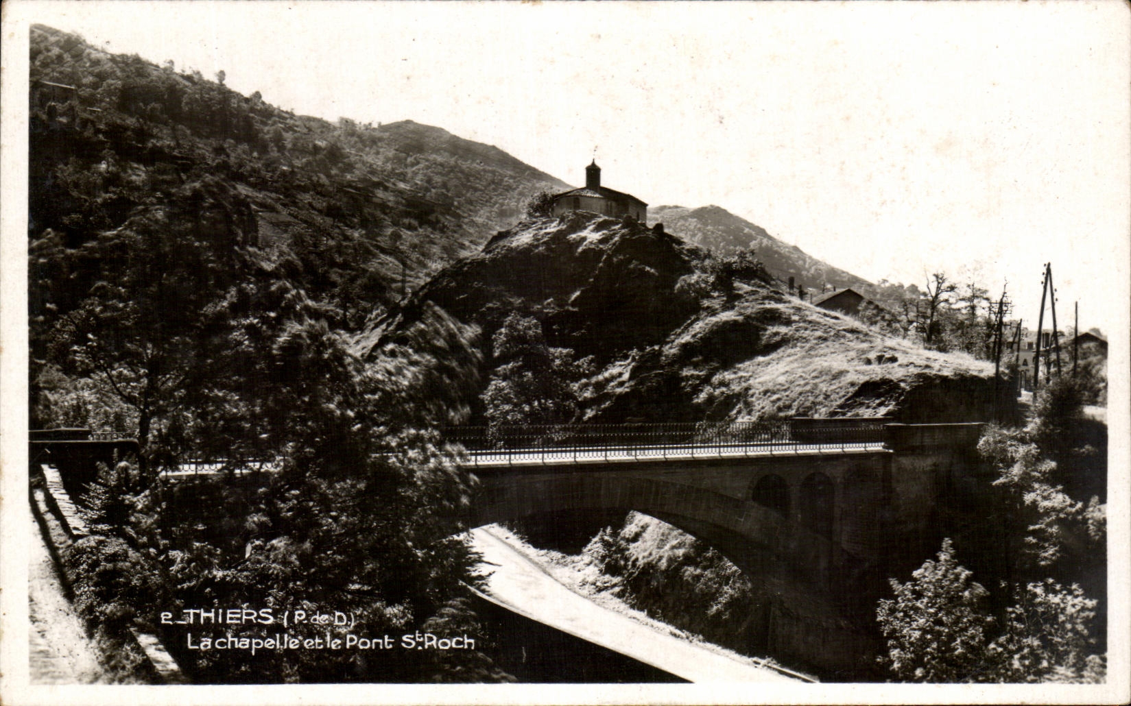 CPA Thiers the vault And the bridge St Roch