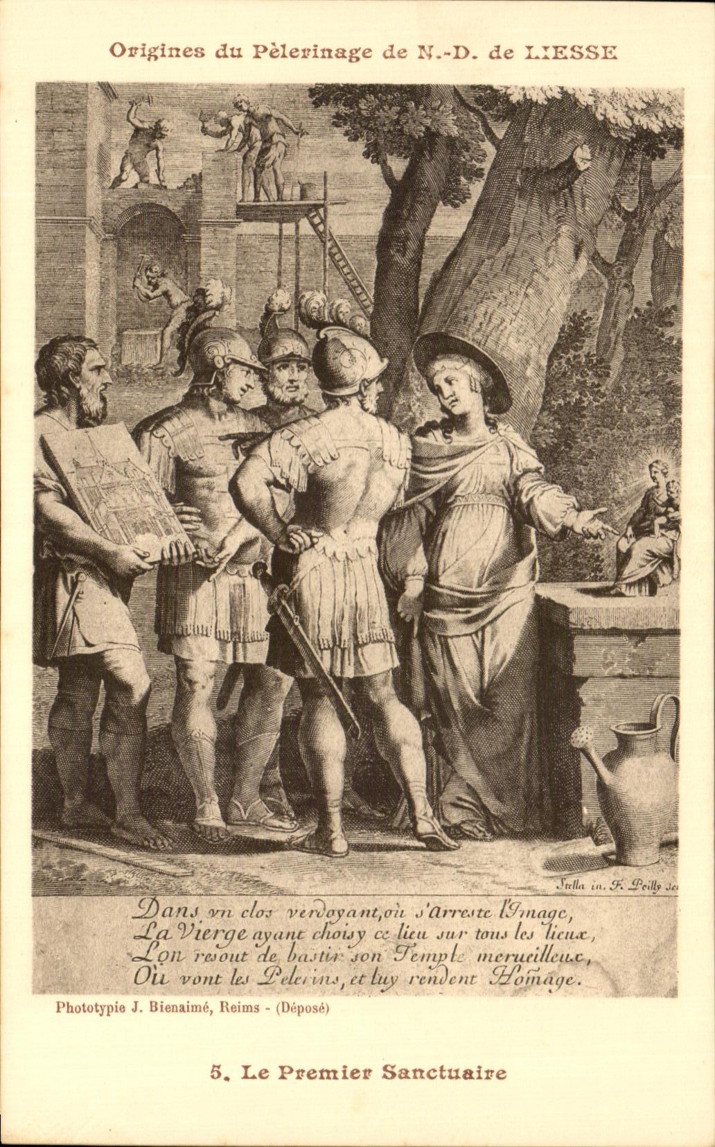 CPA Origins of the Pilgrimage of Jubilation the First Sanctuary