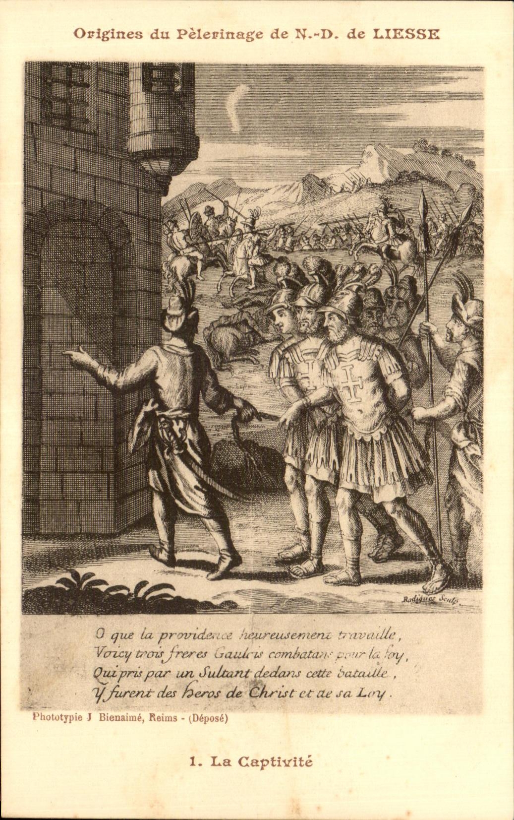 CPA Origins of the Pilgrimage of Jubilation captivity