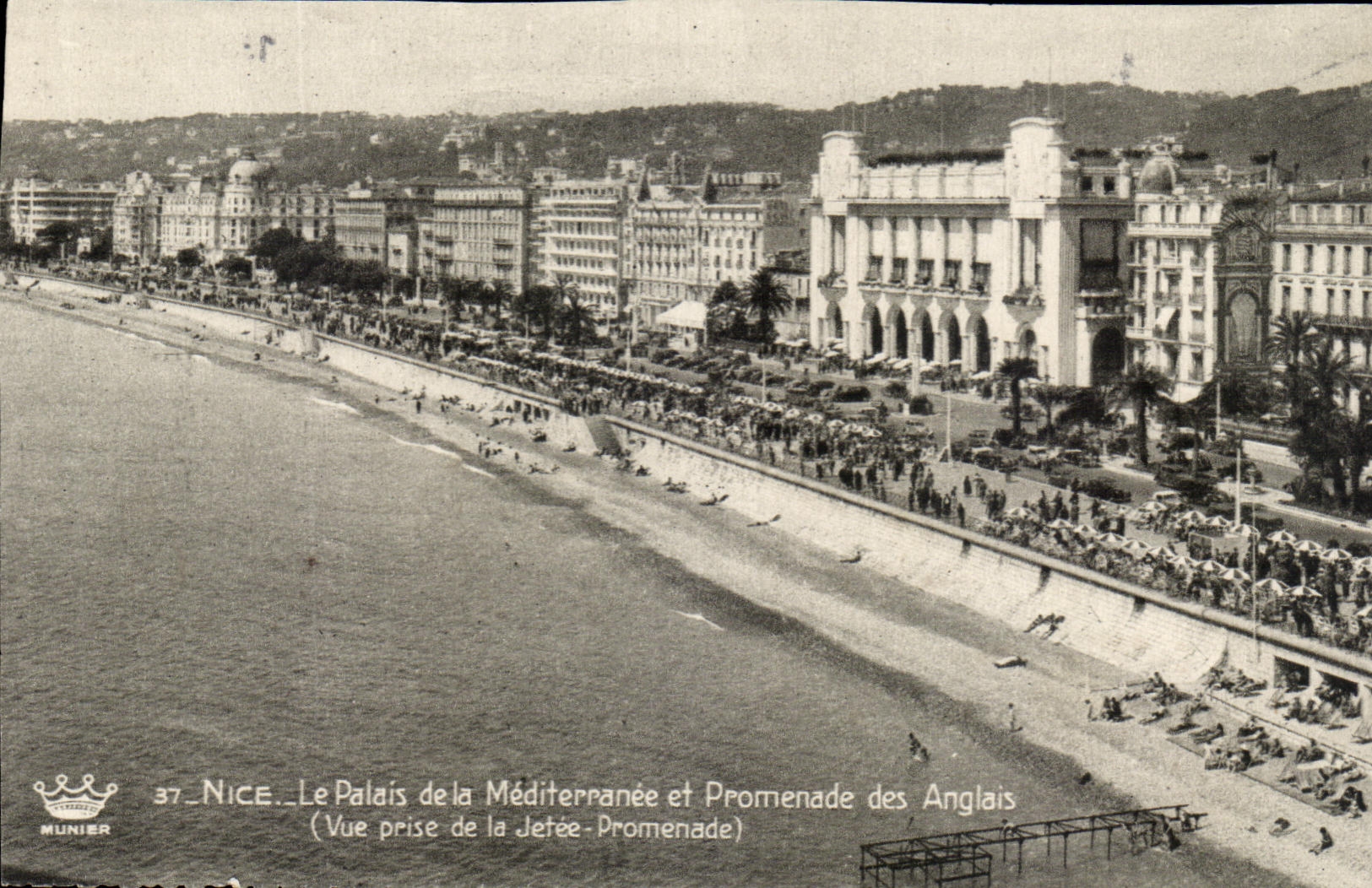 CPA Niza el paladar del mediterraneo y de la promenade del ingles