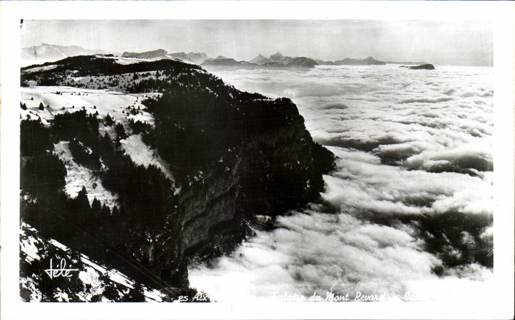 CPA Aix Les Bains Falaise du Mont Revard 