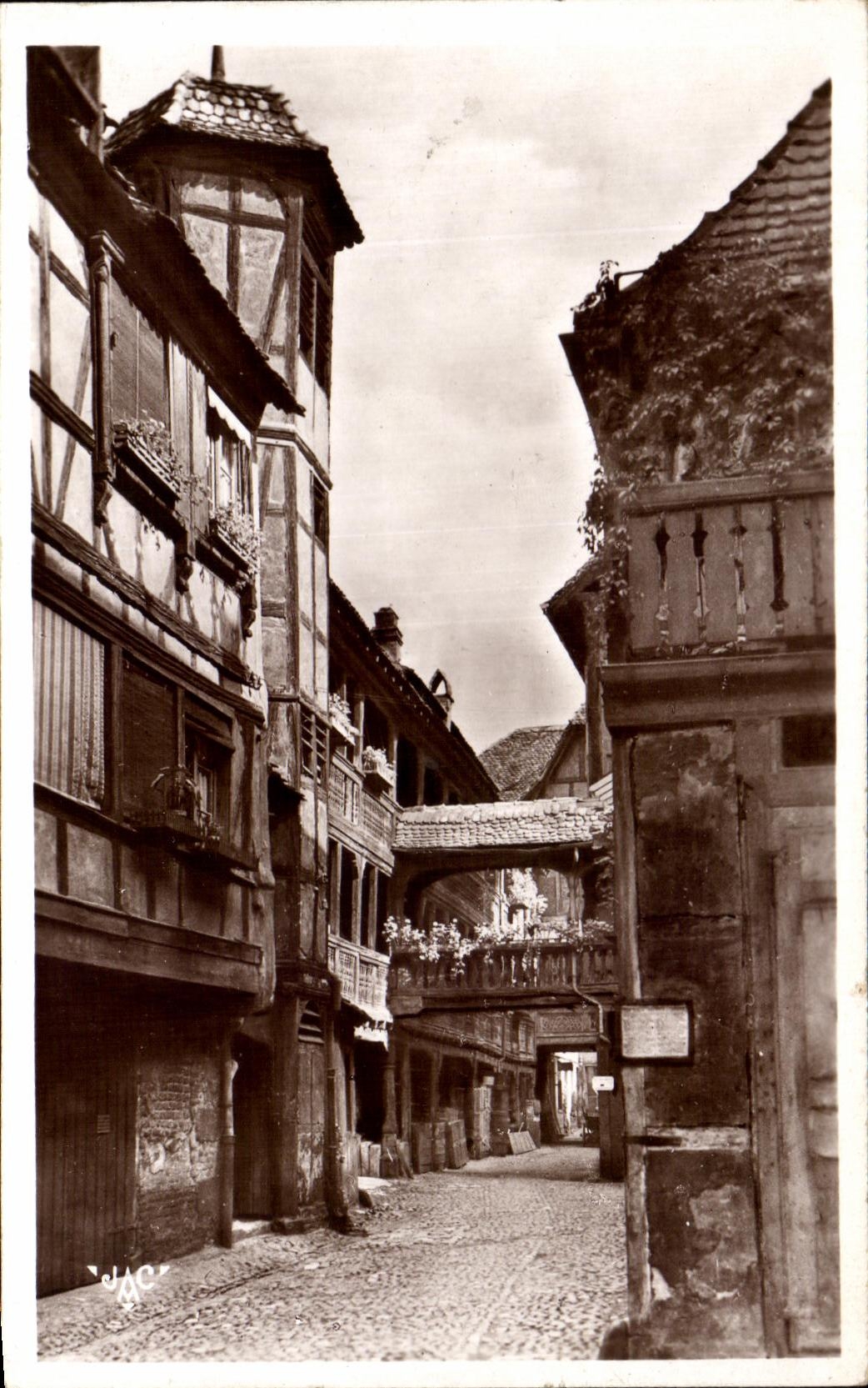 CPA the Strasbourg Old man