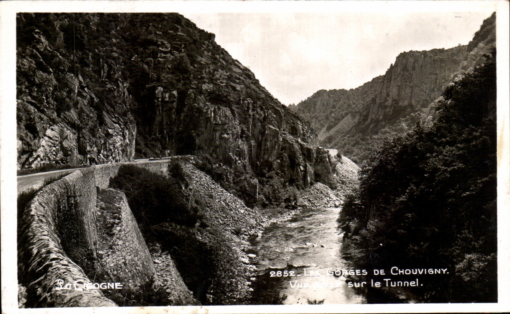 CPA Gorges De Chouvigny Seen from On the Tunnel