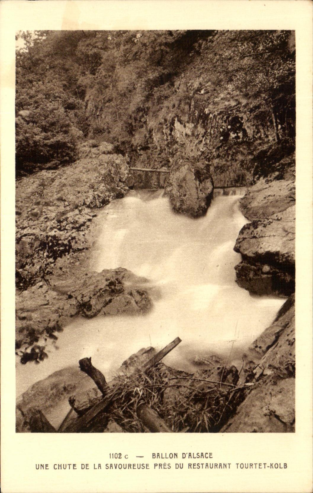 CPA Balloon of Alsace a Fall Of Tasty Close to the Restaurant Tourtet Kolb