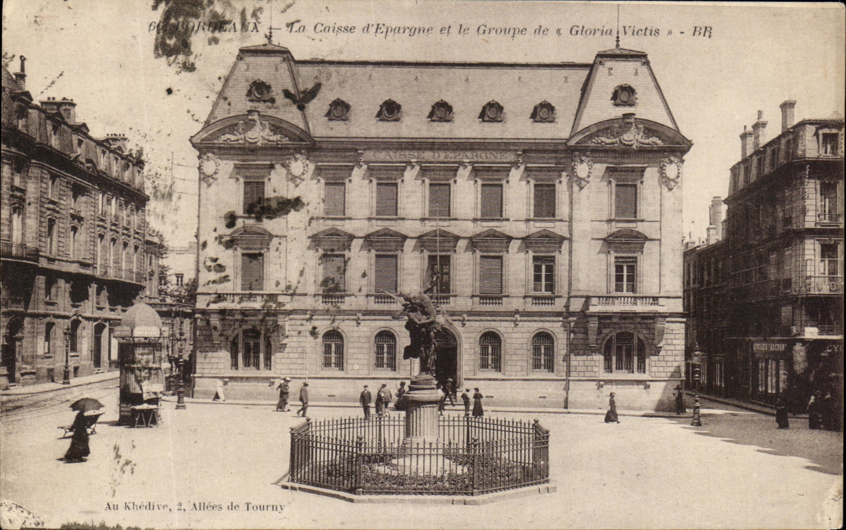 CPA the Savings bank and the Group of has Gloria Victis Bordeaux
