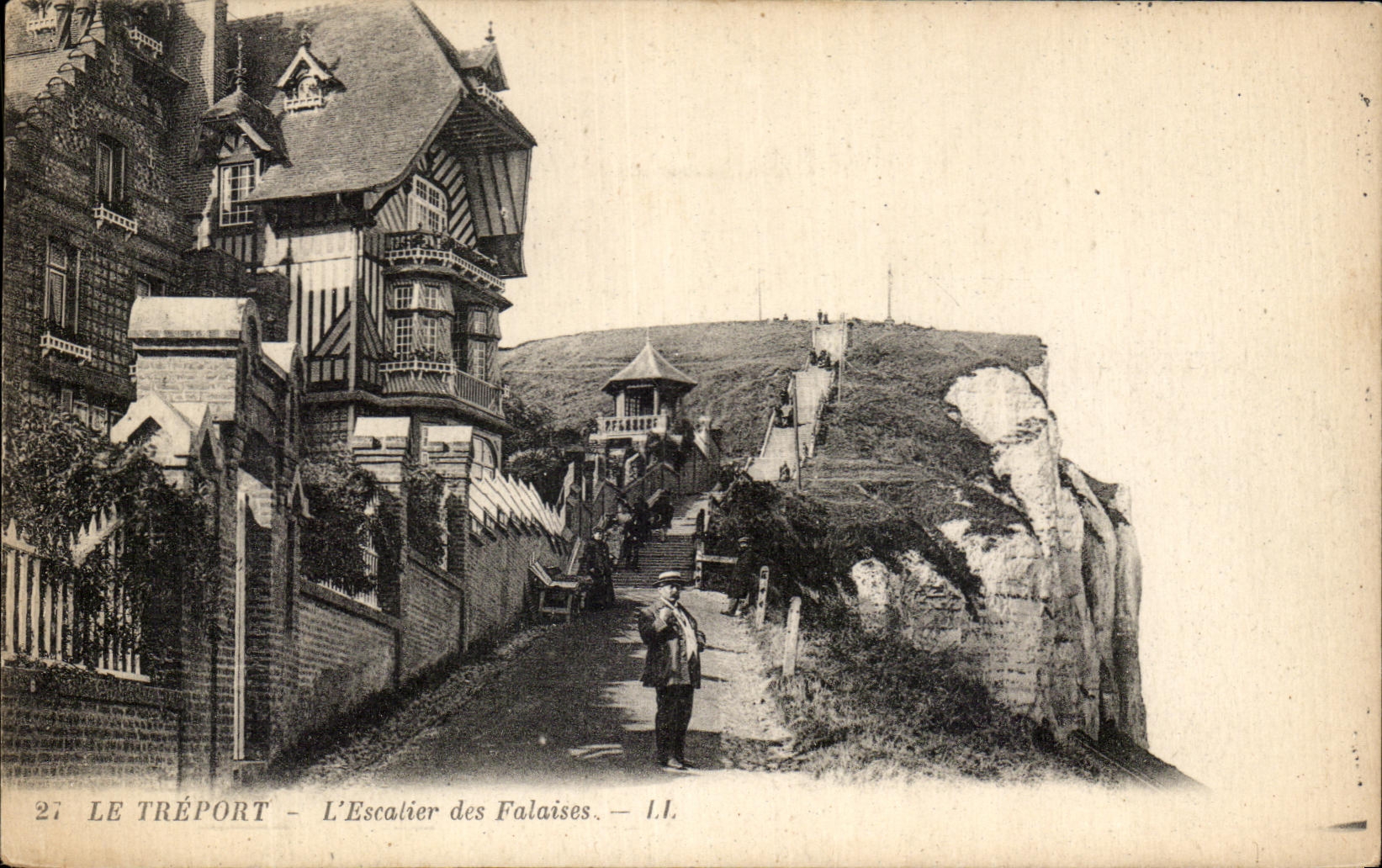 CPA Treport the Staircase of Cliffs