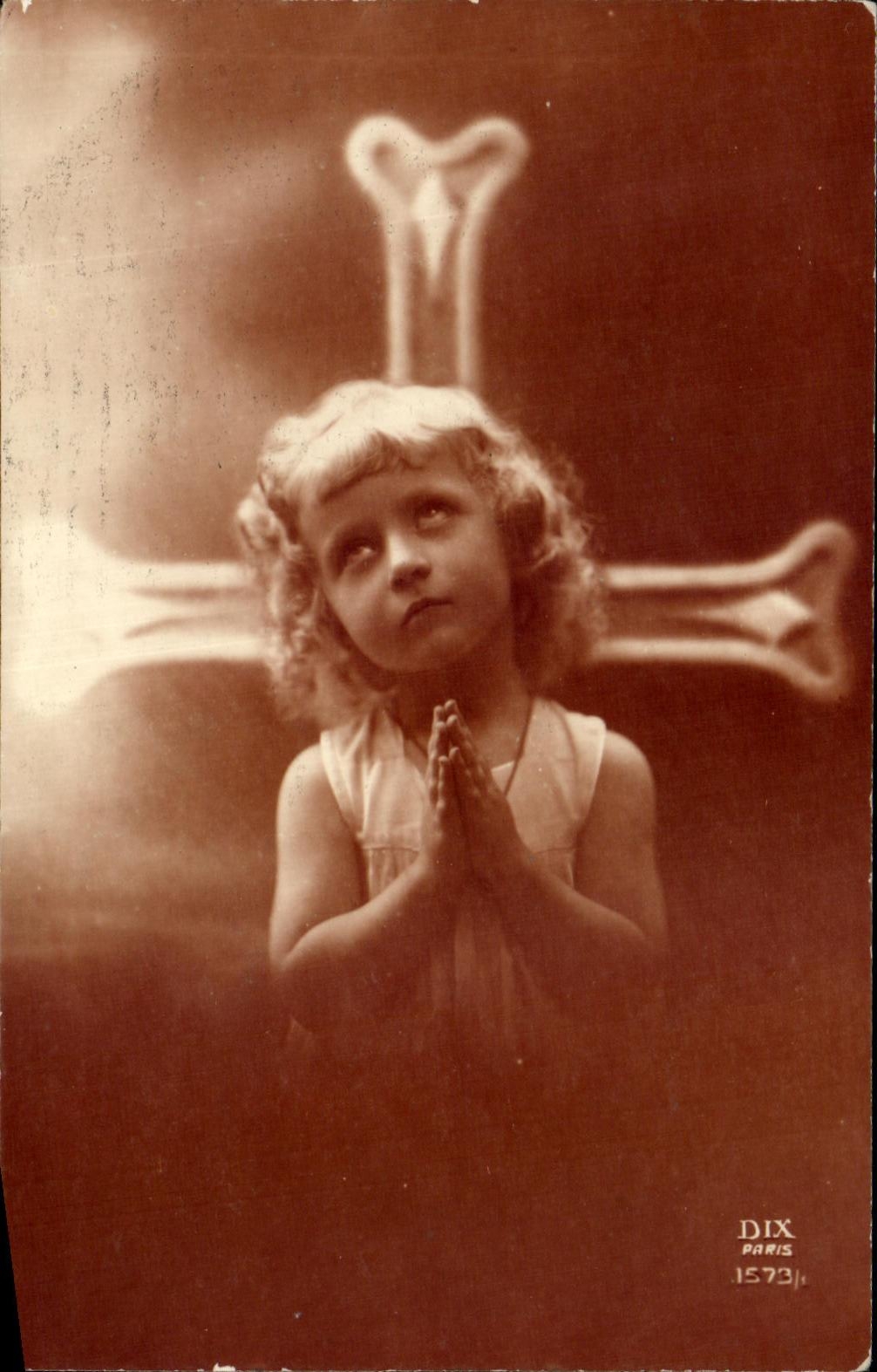 CPA Enfant Religion 