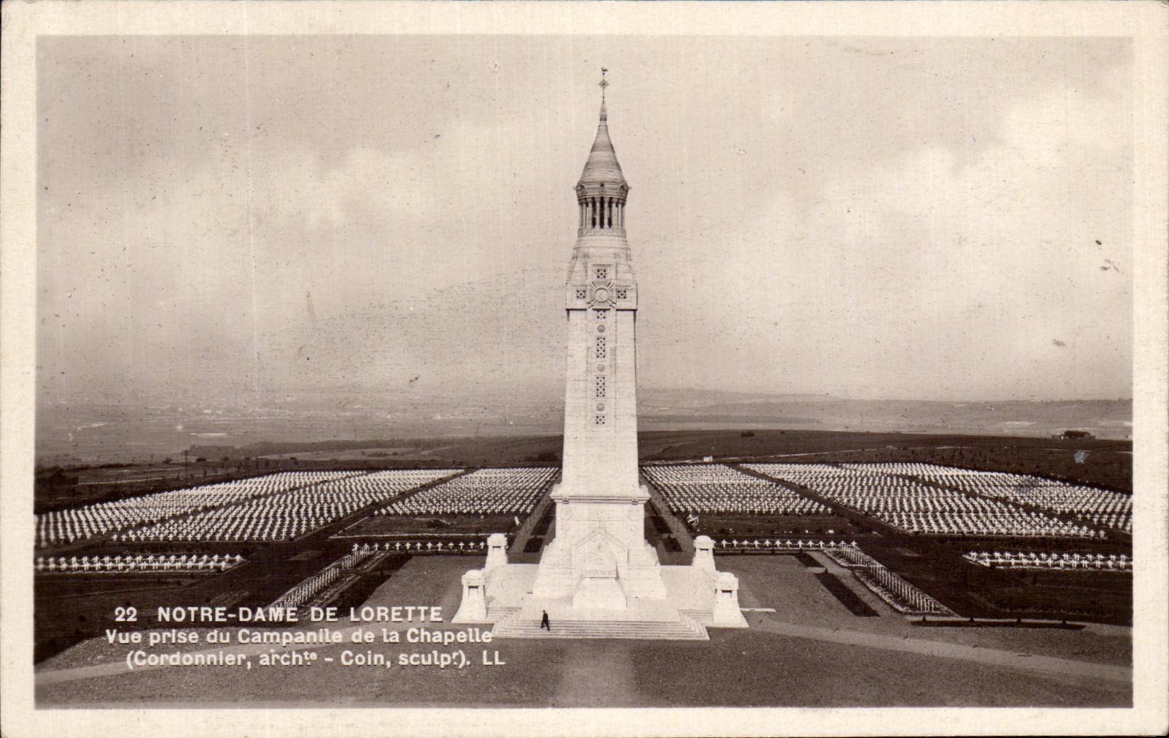 CPA Notre Dame De Lorette Vue Prise Du Campanile De La Chapelle