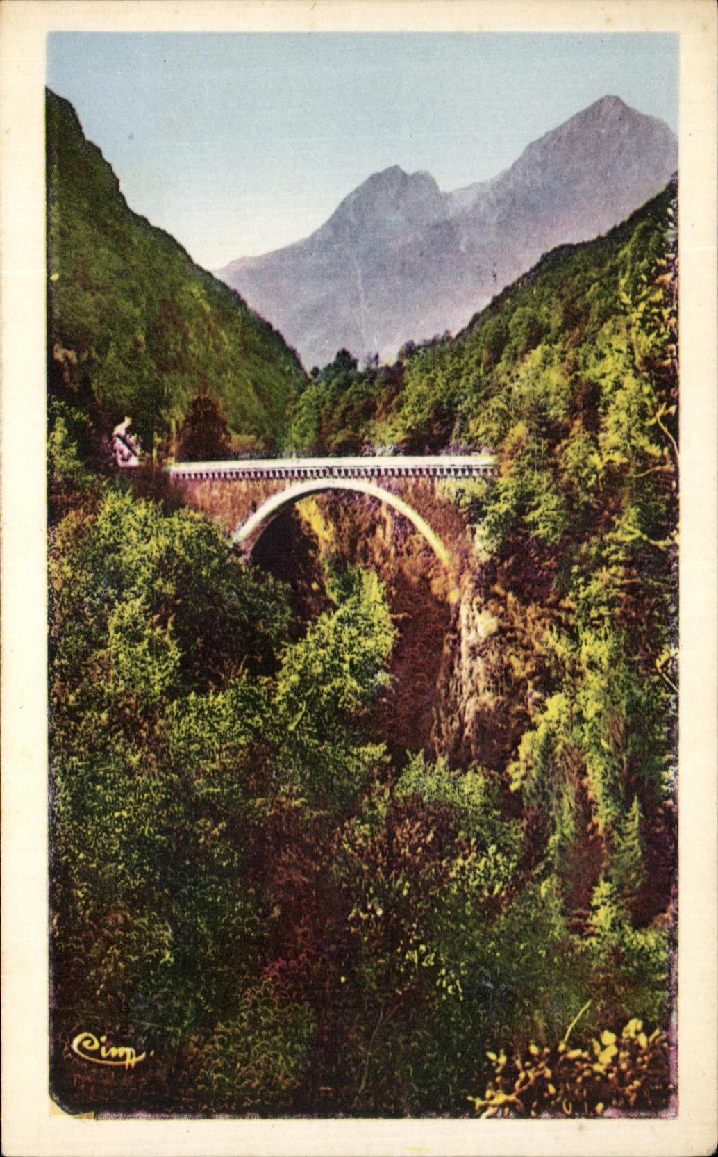 CPA Saint Saver Napoleon Bridge