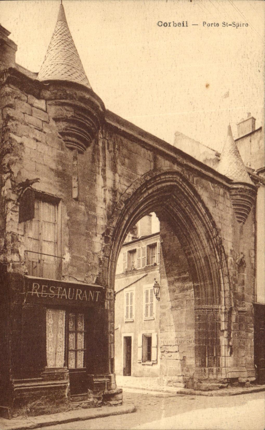 CPA Corbeil porte St spire Restaurant
