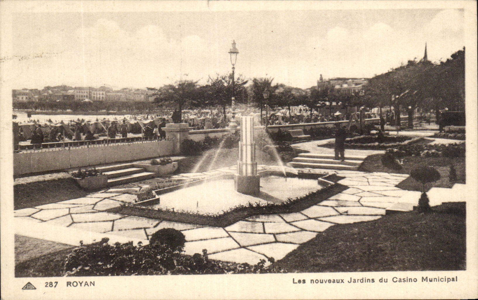 Nuevos jardines de CPA Royan del casino municipal