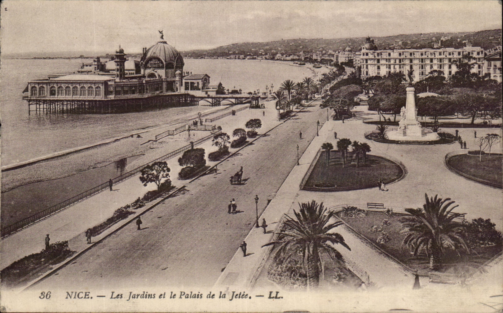 Jardines de CPA Niza y el paladar del embarcadero