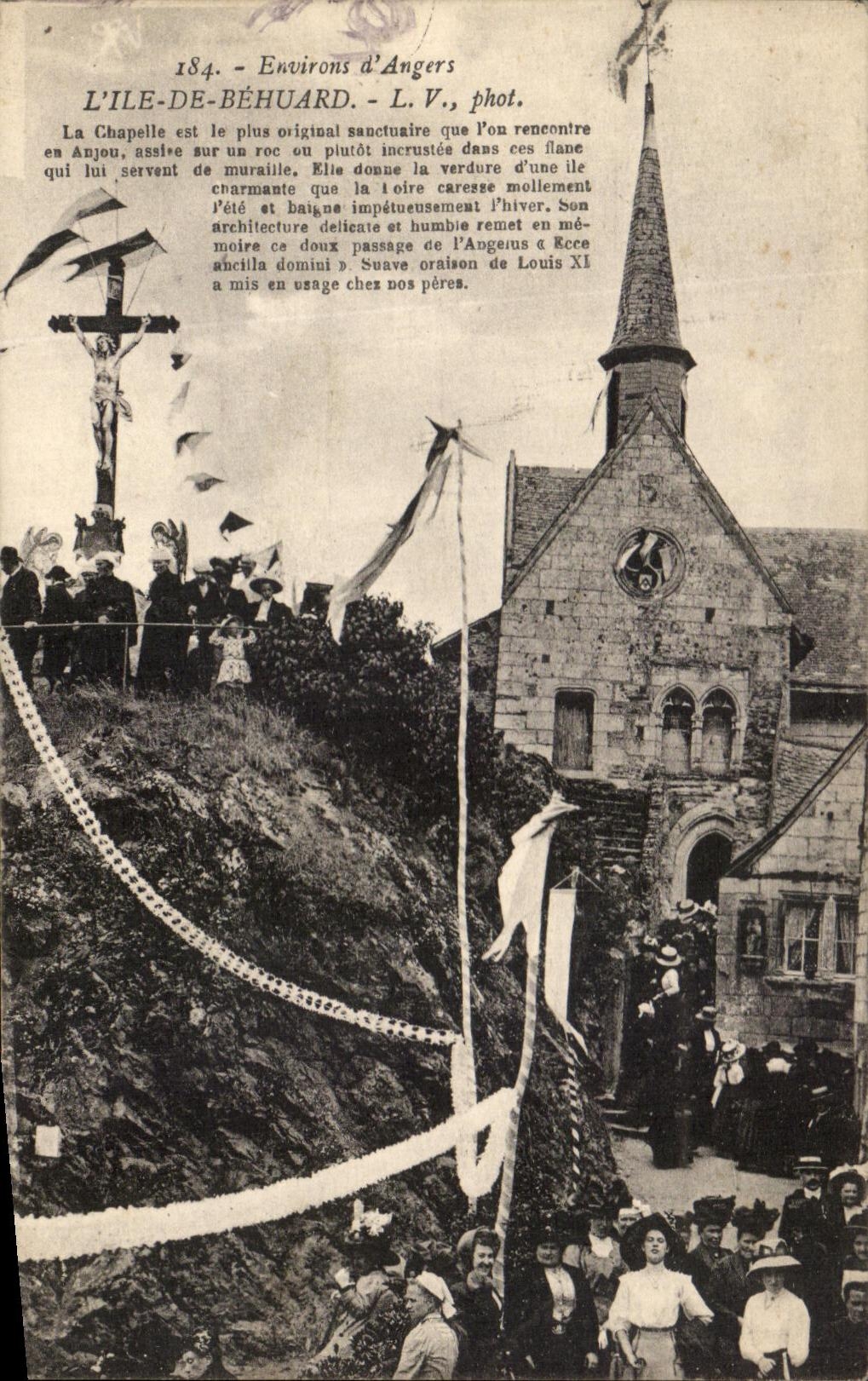 CPA Surroundings of Angers the island Of behuard La Chapelle