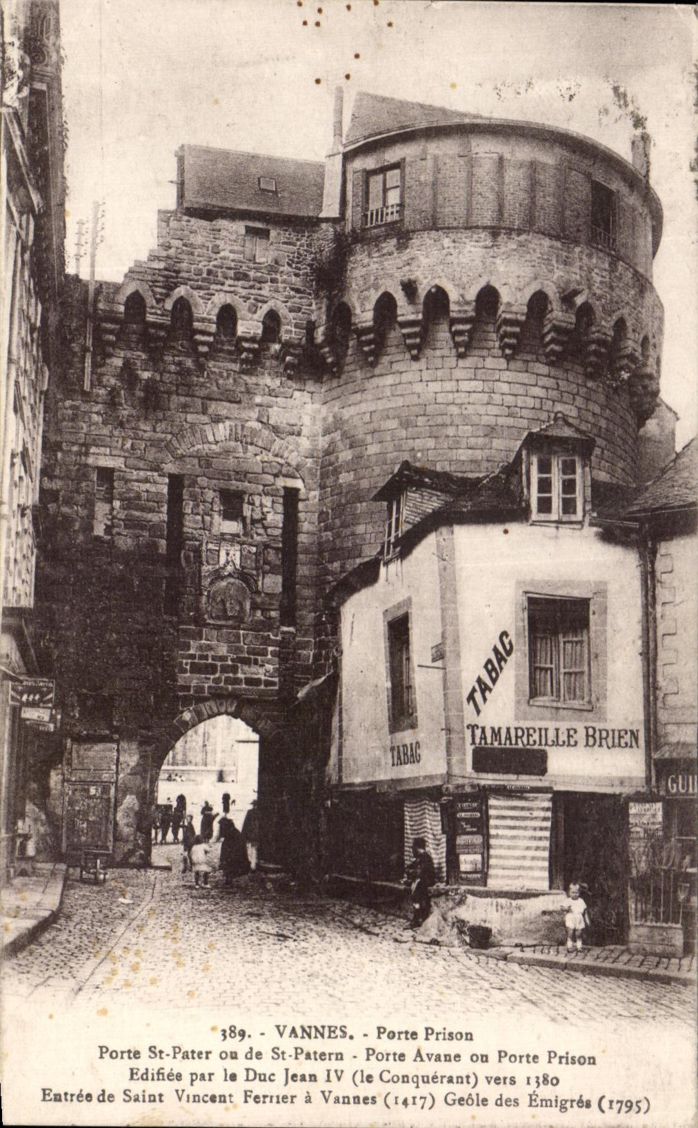 Padrenuestro del St de la puerta de la prision de la puerta de las valvulas de CPA o de la puerta del St Patern Avane o de la prision de la puerta
