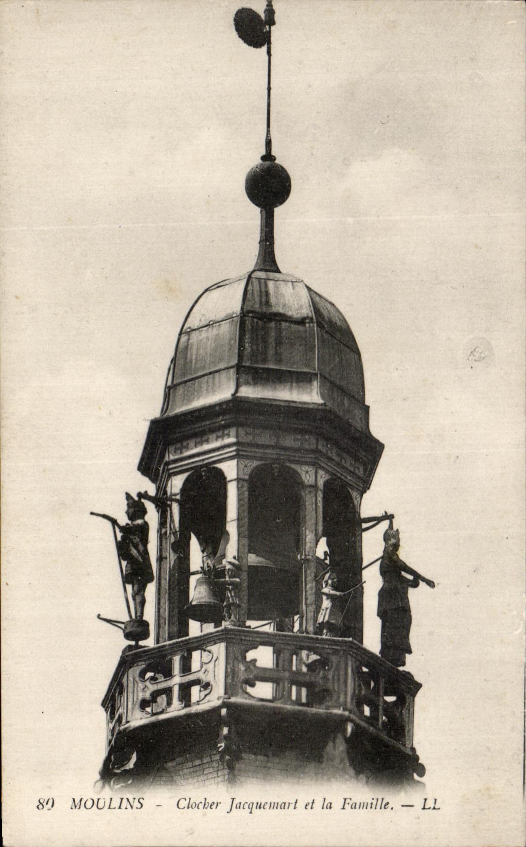 CPA Moulins Bell-tower Jacquemart and the Family