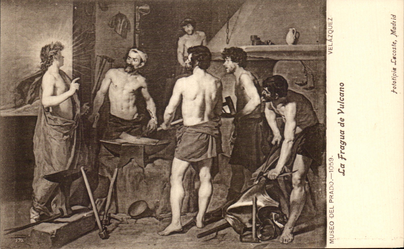 CPA Fragua Of vulcano Museo del Prado Madrid Velazquez