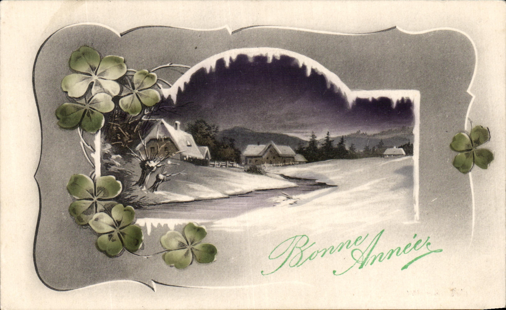 CPA Bonne Annee Trelfes