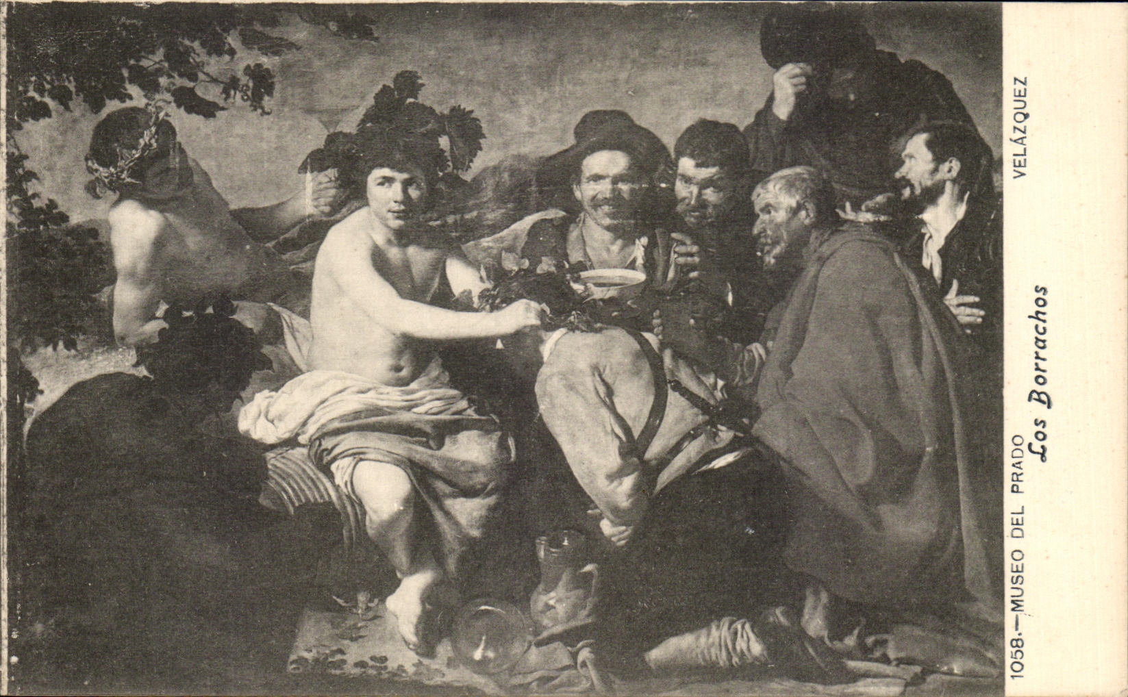 CPA Museum Del Prado Borrachos Velazquez Madrid