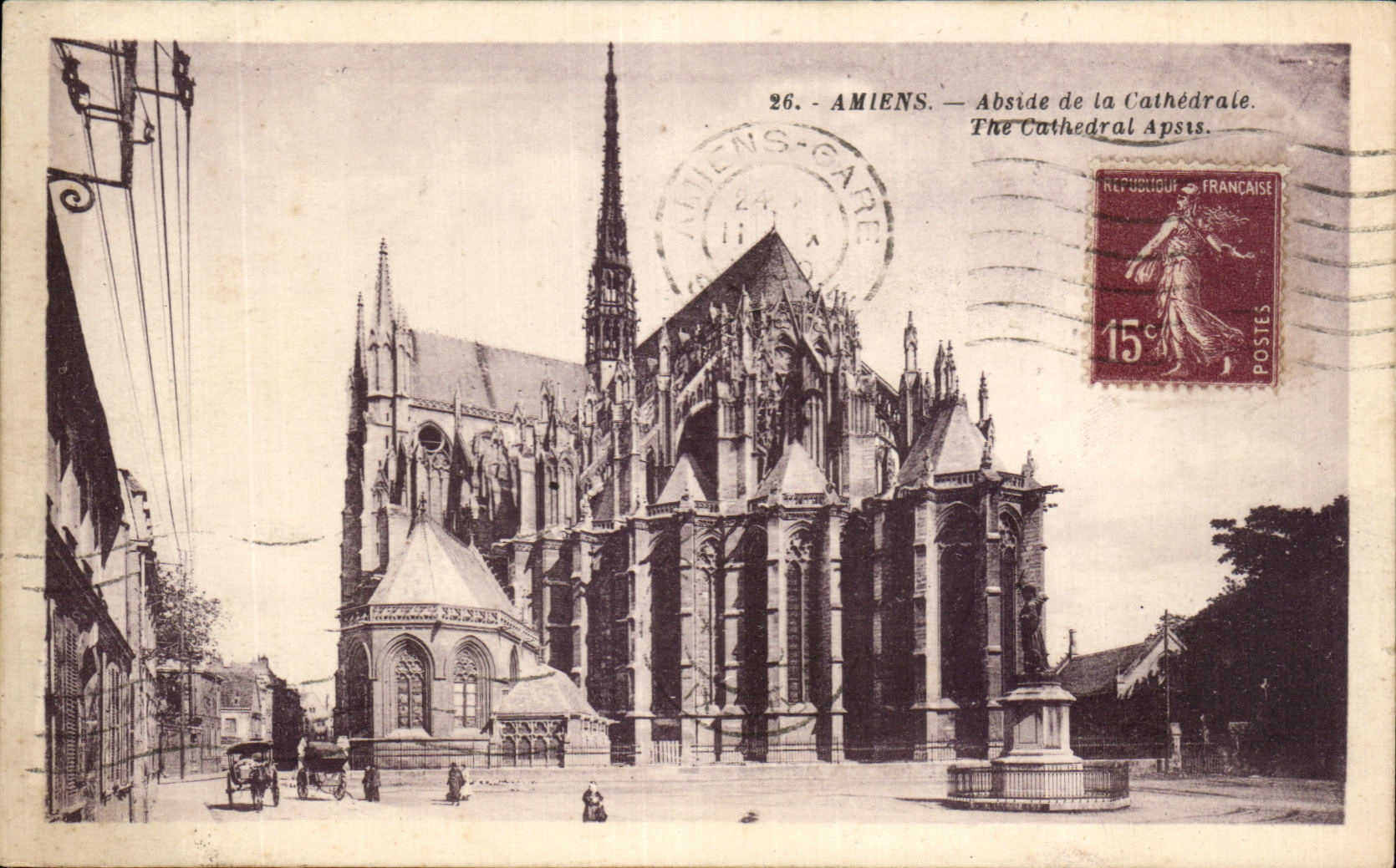 CPA Amiens Apse of the Cathedral St Gatien