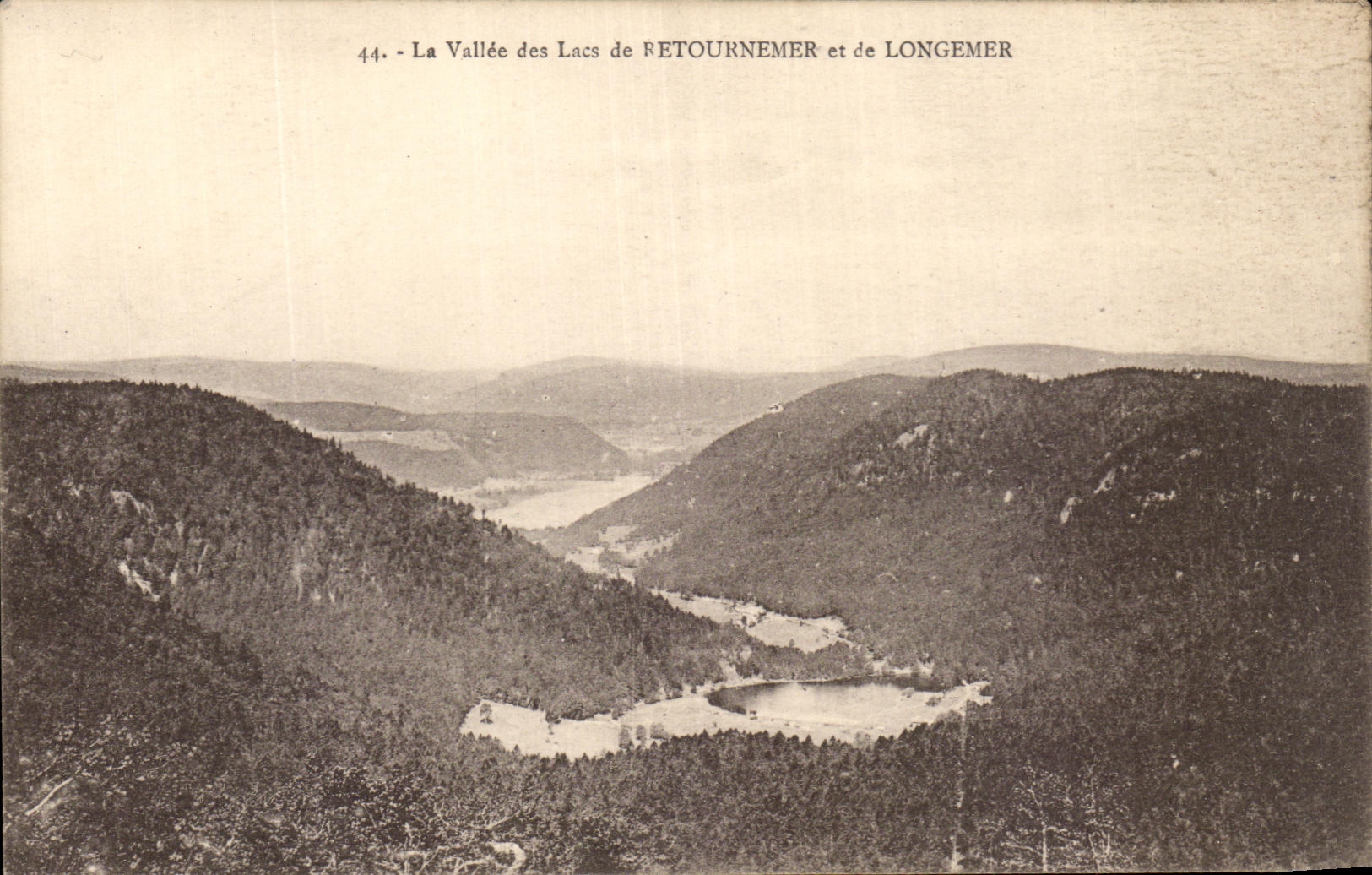 CPA the Valley of the Lakes Retournemer and Longemer