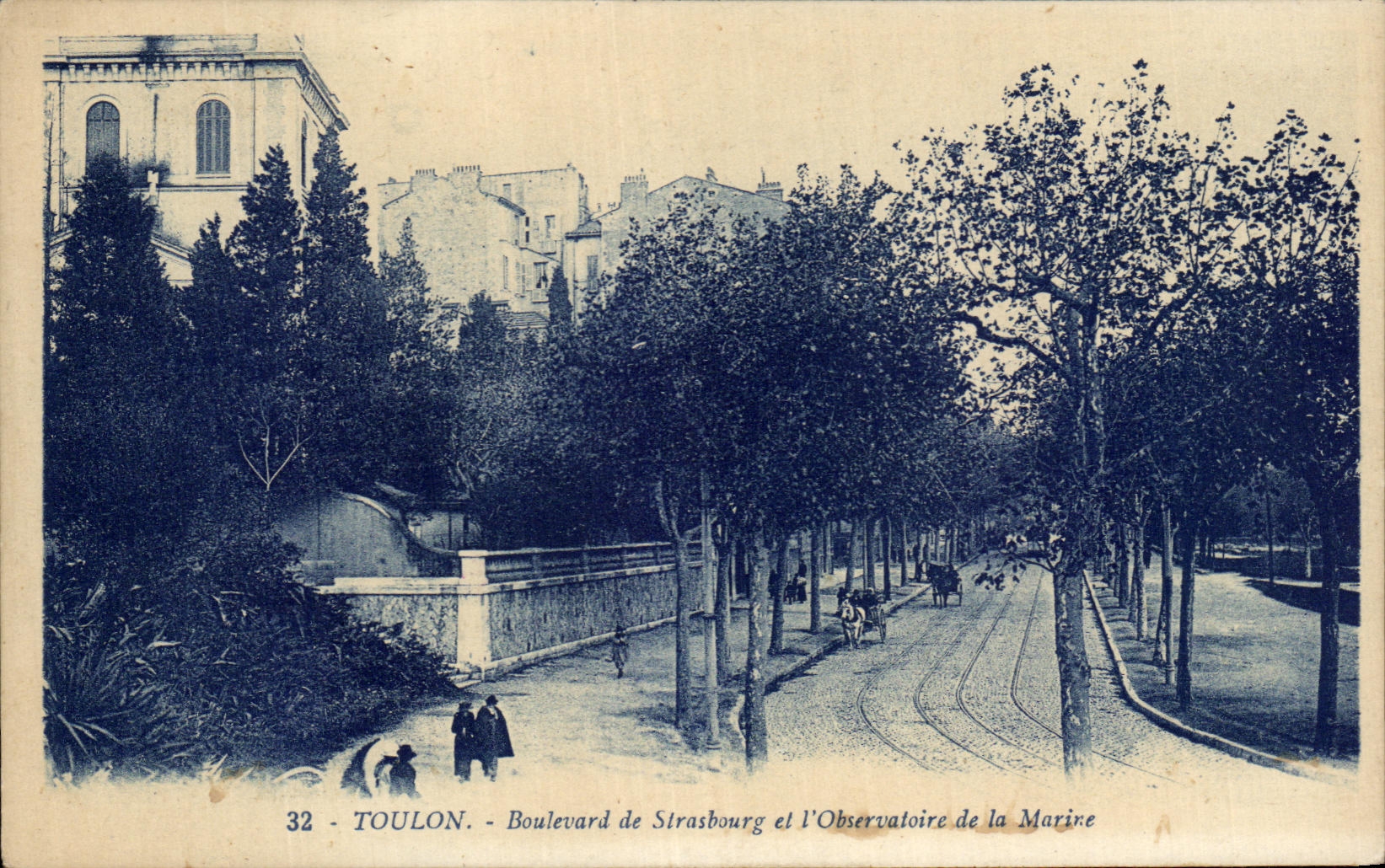 CPA Toulon Boulevard of Stresbourg and the Observatory of the Navy