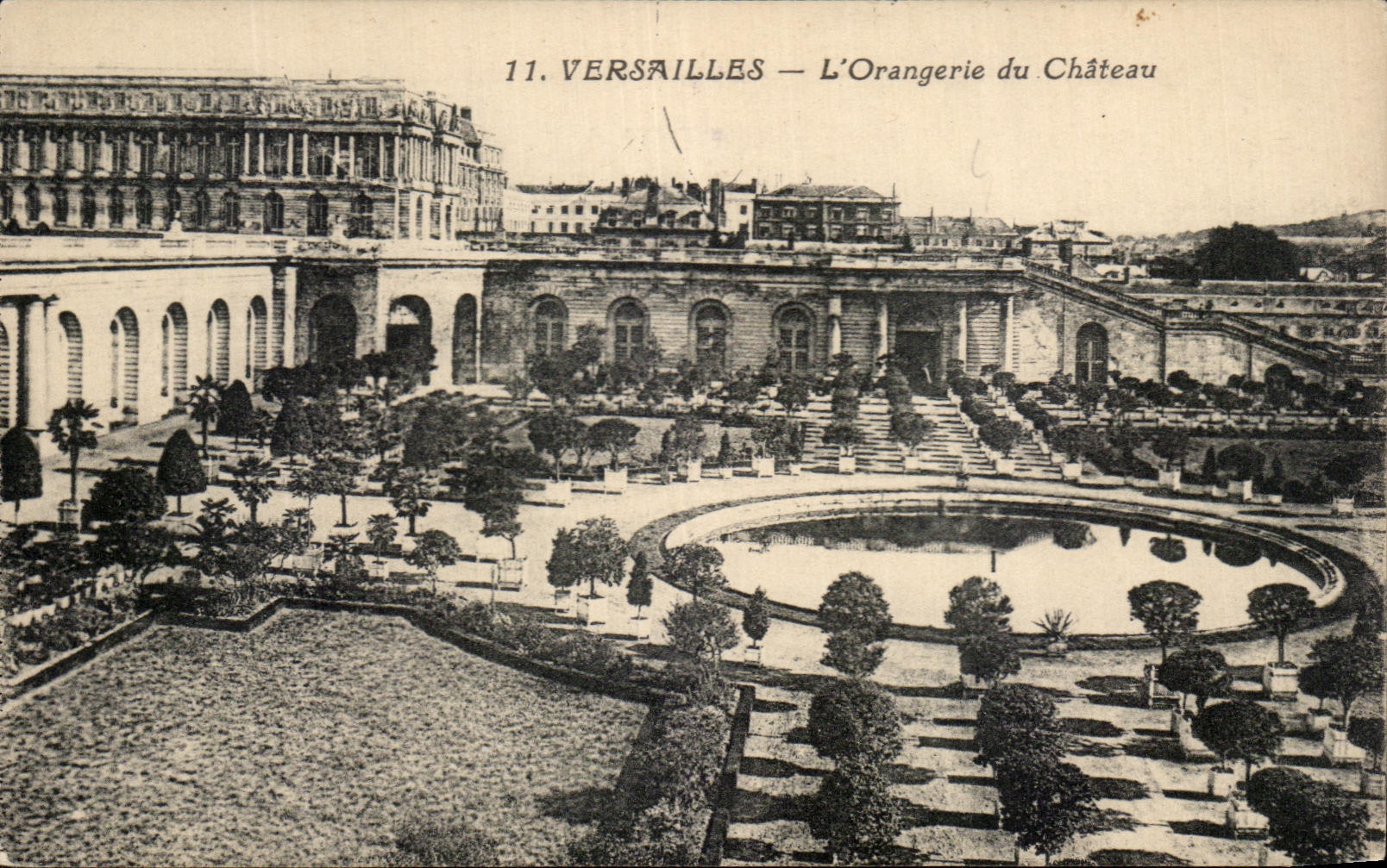 CPA Versailles the Orangery of the Castle