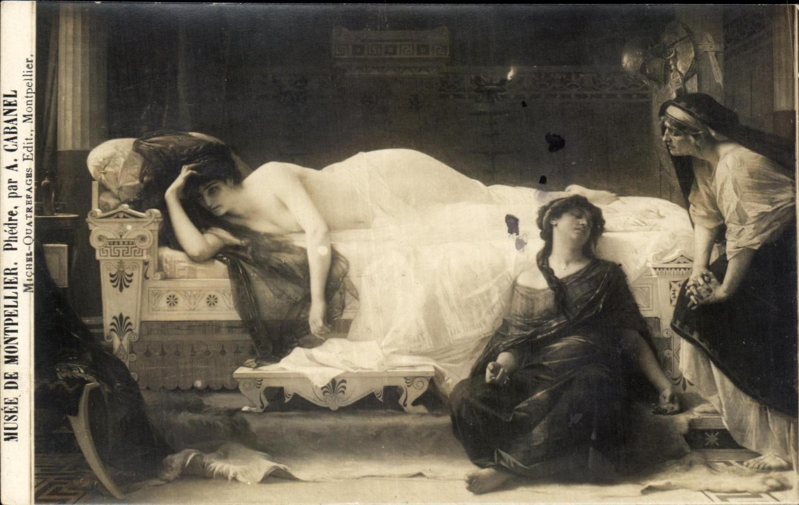 CPA Museum Of Montpellier Phedre by cabanel