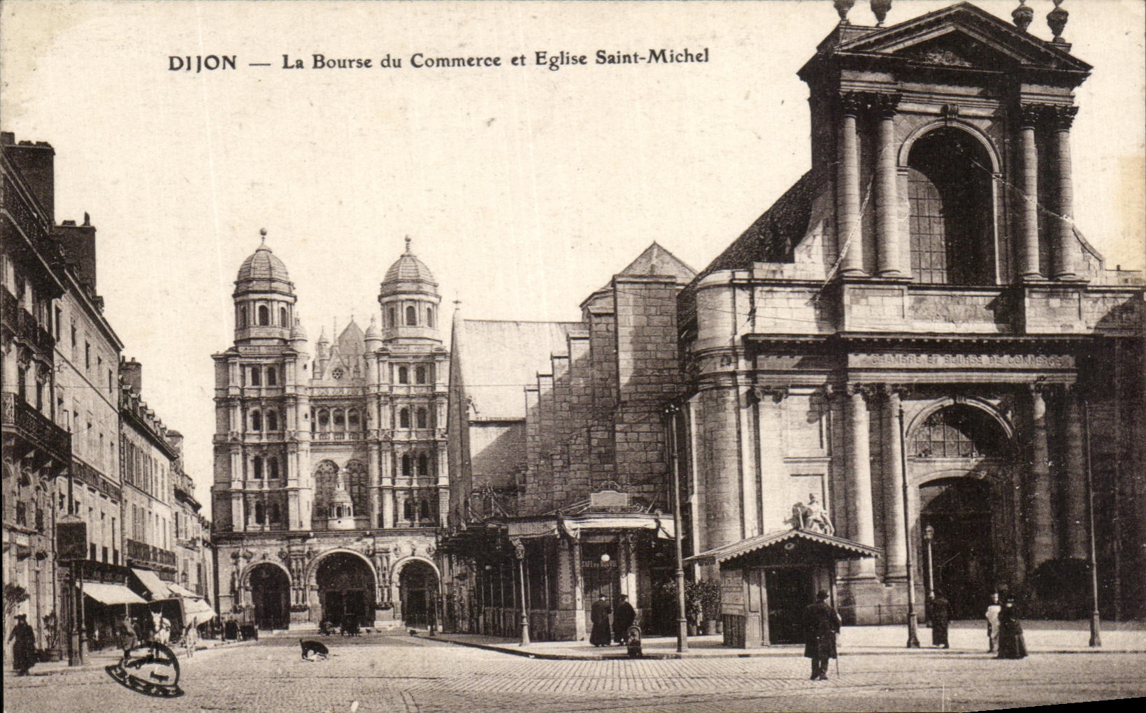 CPA Dijon Trading house And Church Michel Saint