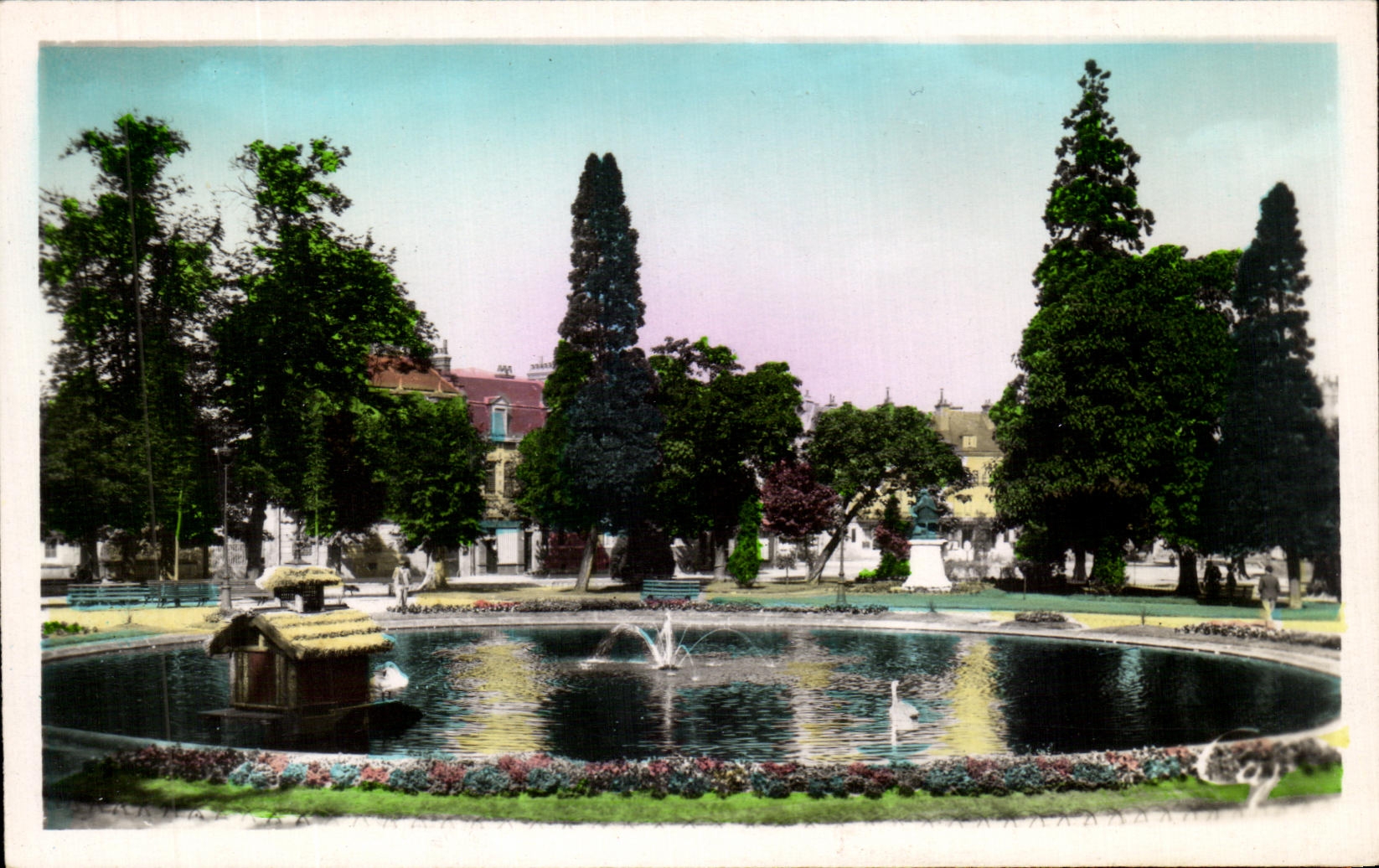 CPA Moulins Basin Of the Place Of the Republic