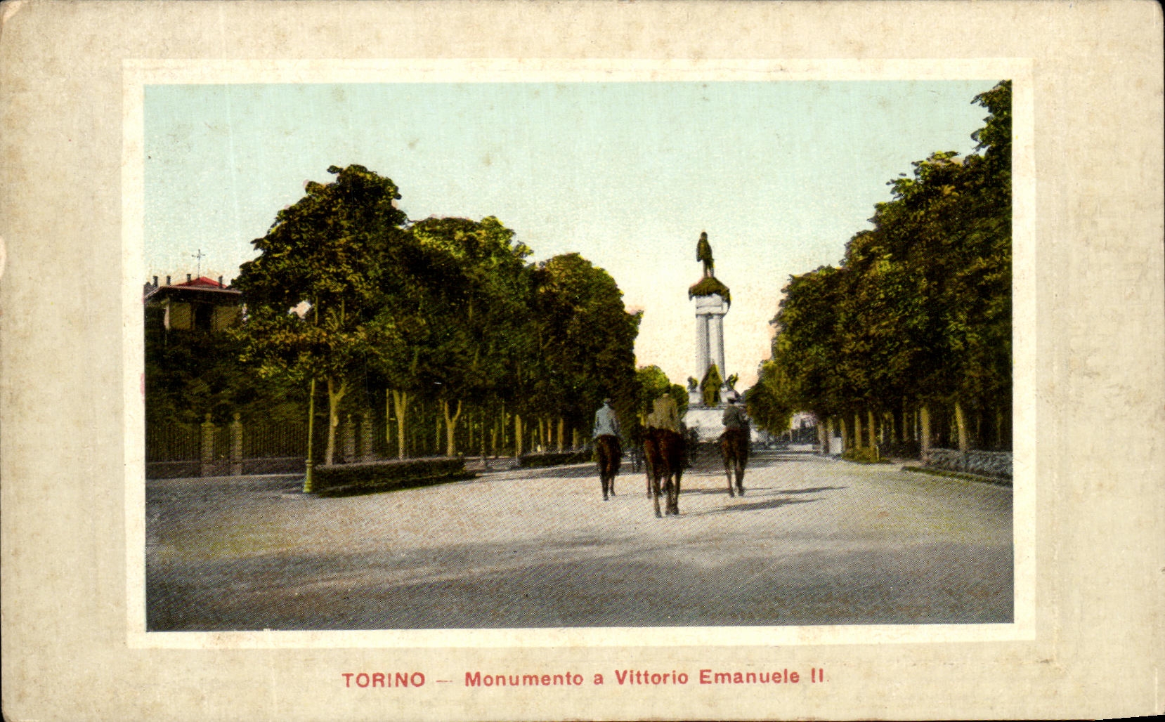 CPA Torino Monumento A Vittorio Emanuele II
