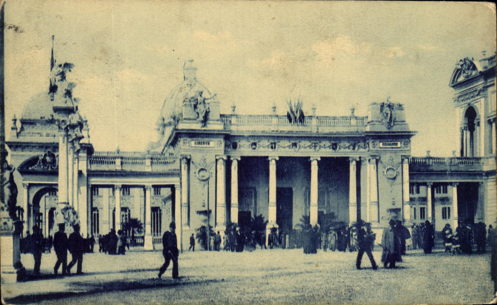 CPA Ingresso Al Padiglione Della Francia