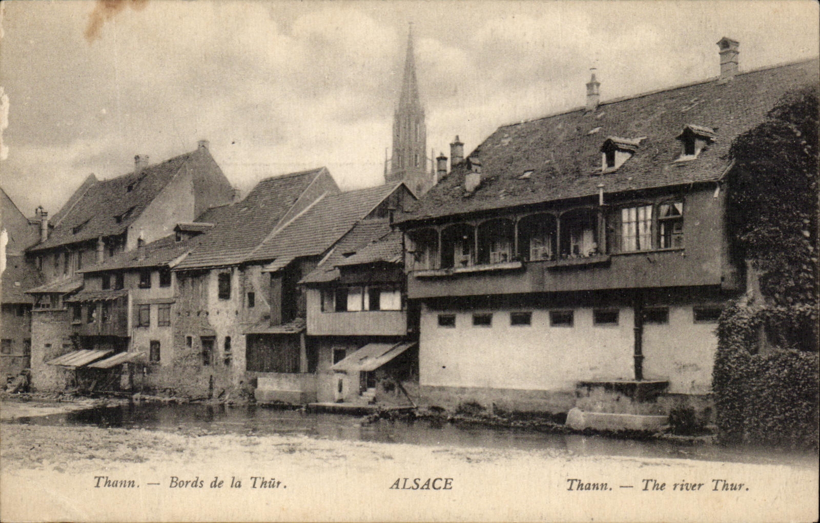 CPA Thann Edges Of the Thur Alsace Thann