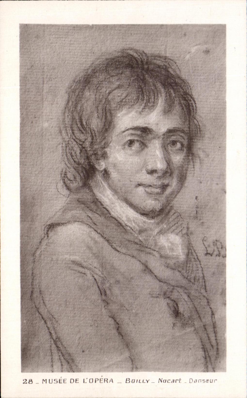 CPA Museum Of Opera Bailly Nacart Danceur