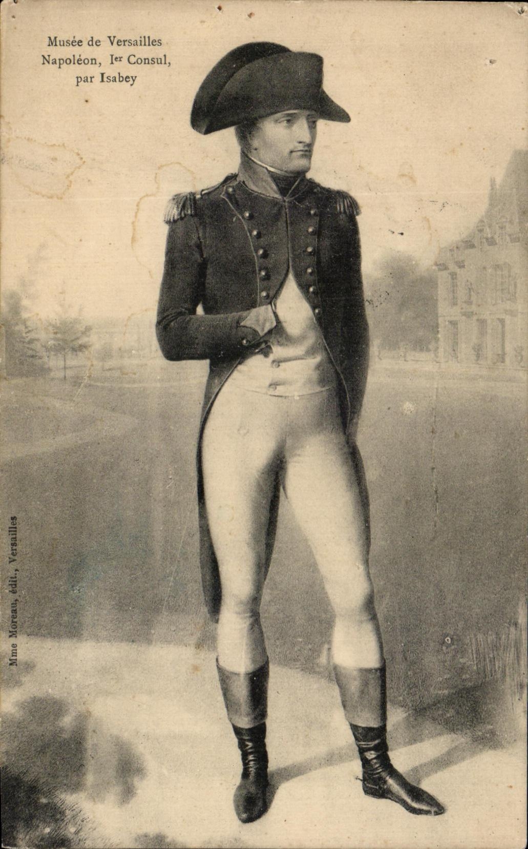 CPA Museum Of Versailles Napoleon 1st Consul By Isabey