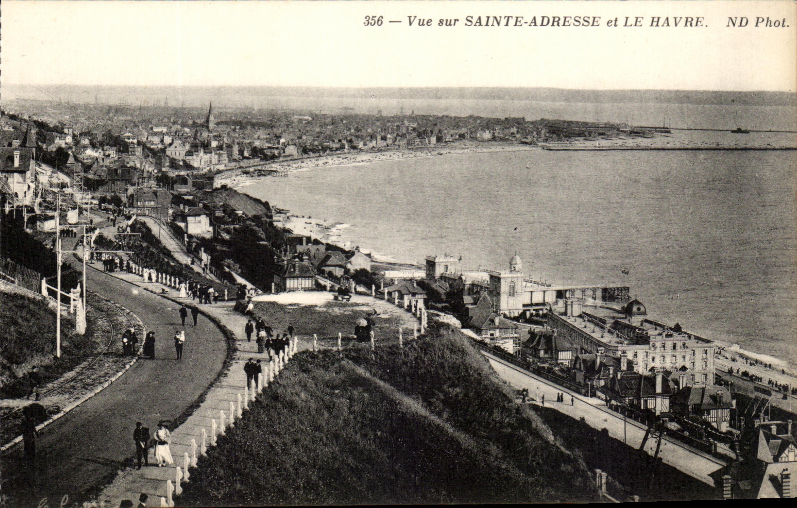 VINTAGE POSTCARD Seen On Sainte Address and Le Havre