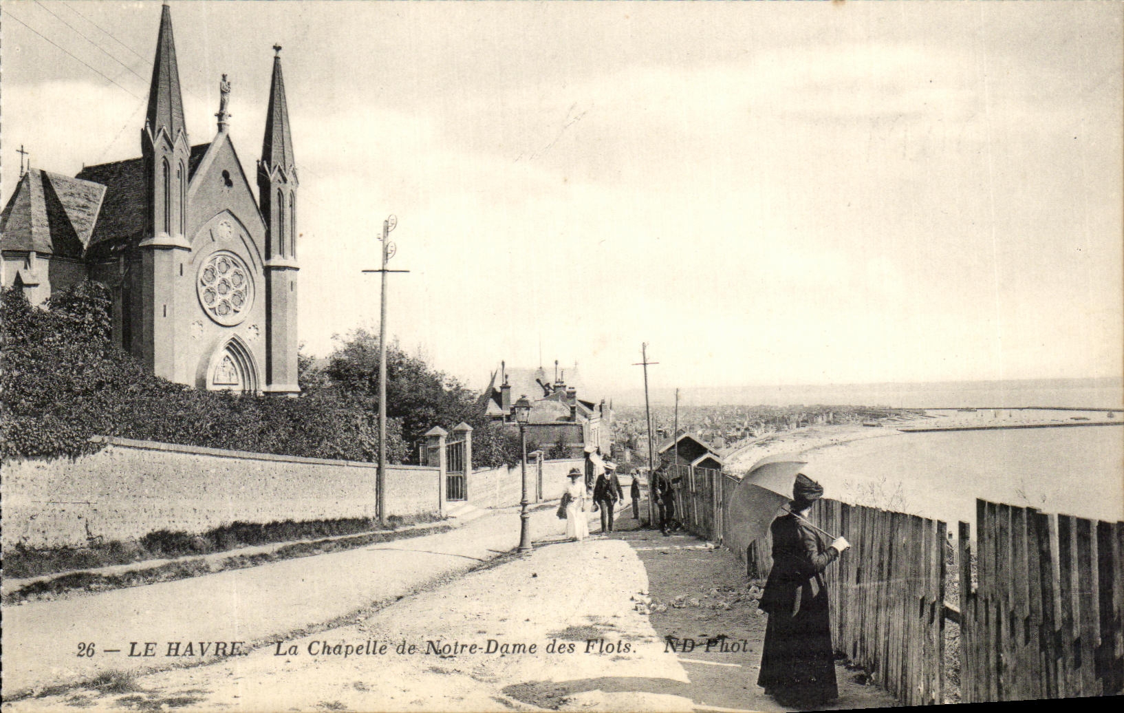 CPA Le Havre La Chapelle de Notre dame des Flots 