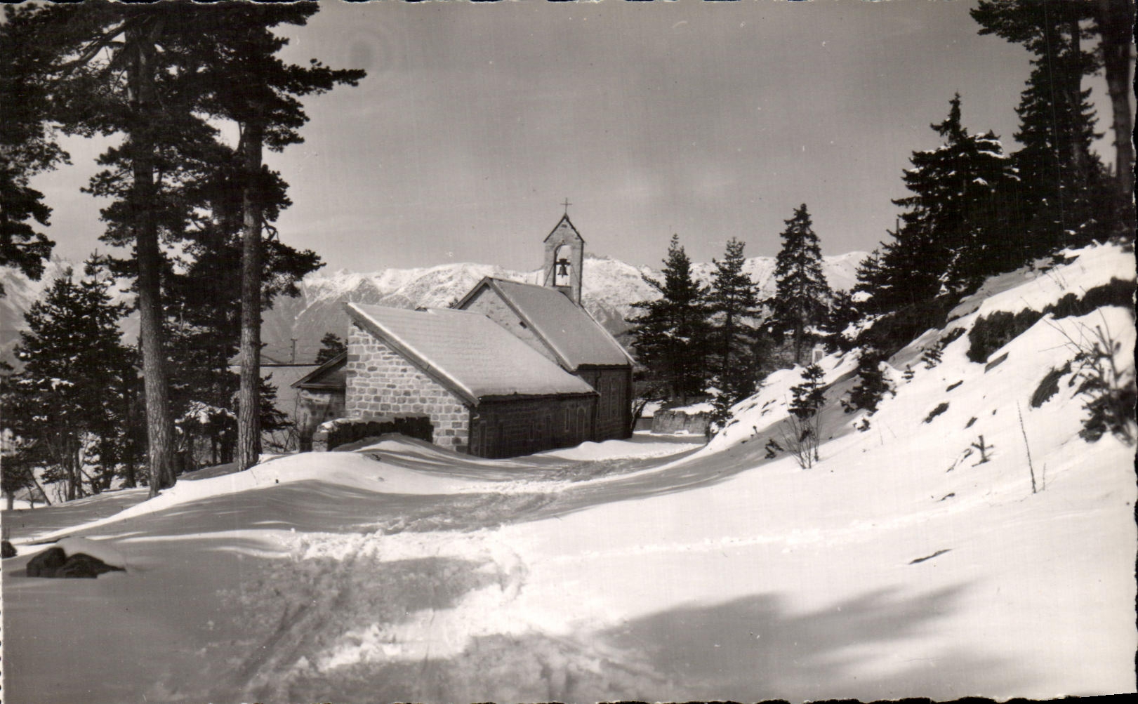 CPSM Peira minado La Chapelle y las montanas