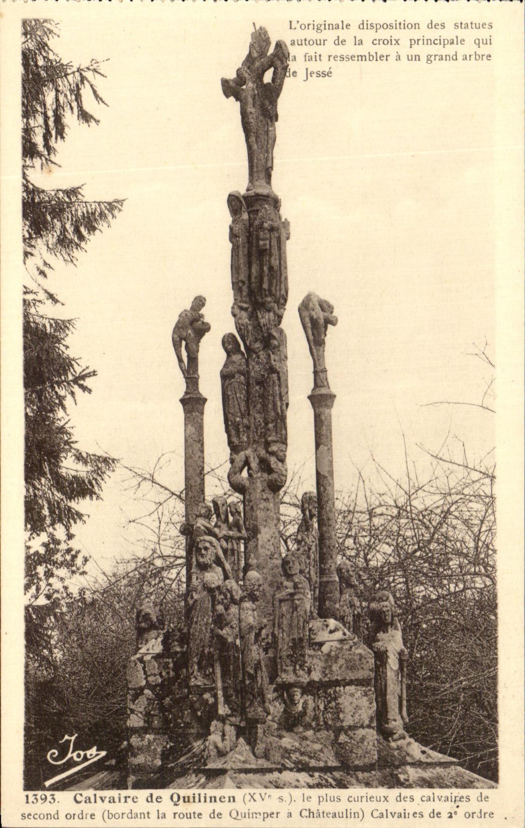 VINTAGE POSTCARD Martyrdom of Quilinen