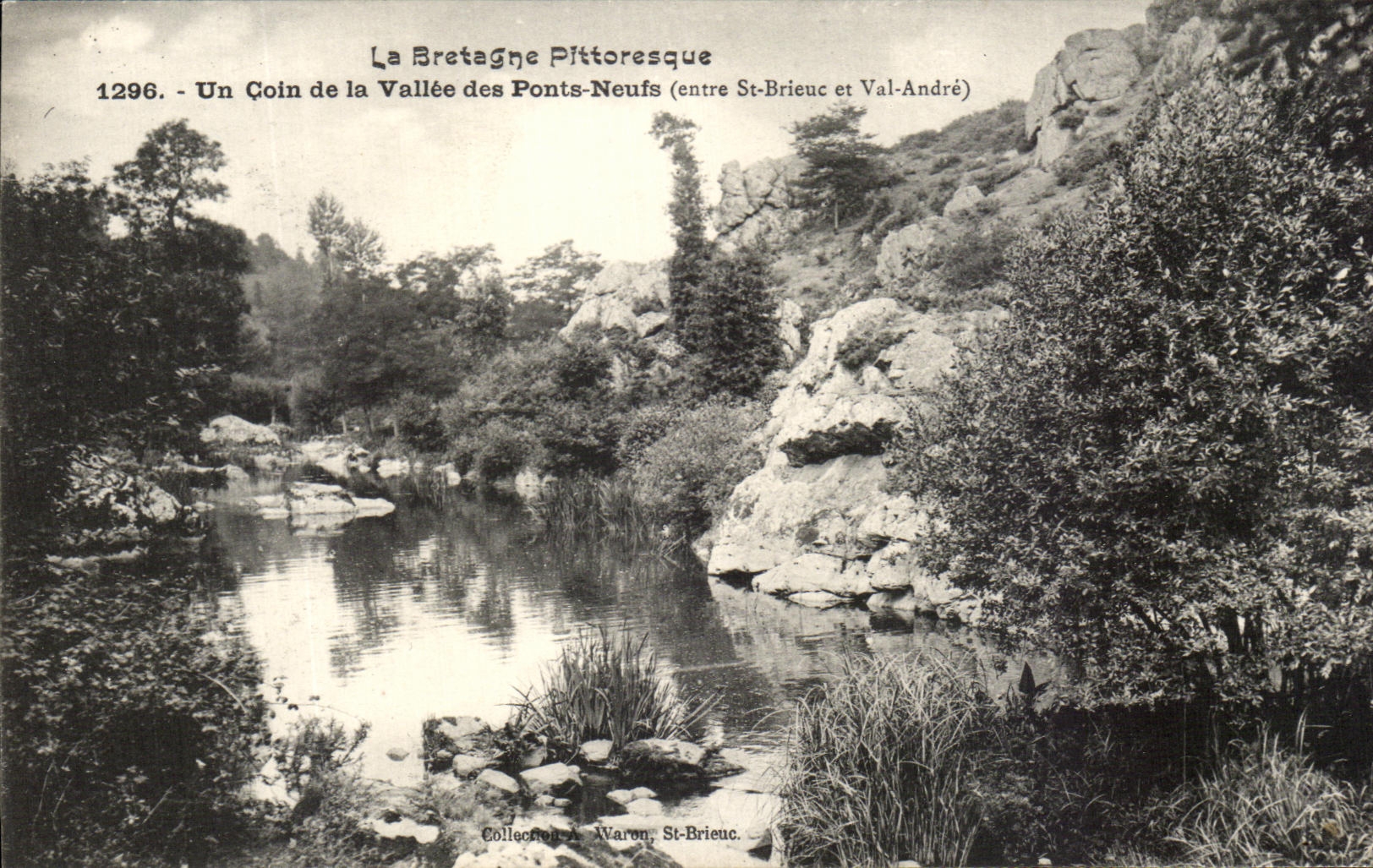 CPA Un Coin de La Vallee Des Ponts Neufs entre St Brieuc et Val Andre