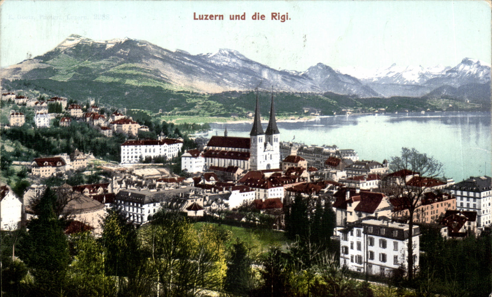 CPA Luzern Und Die Rigi